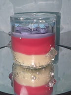 Mushroom Resin jar with candle