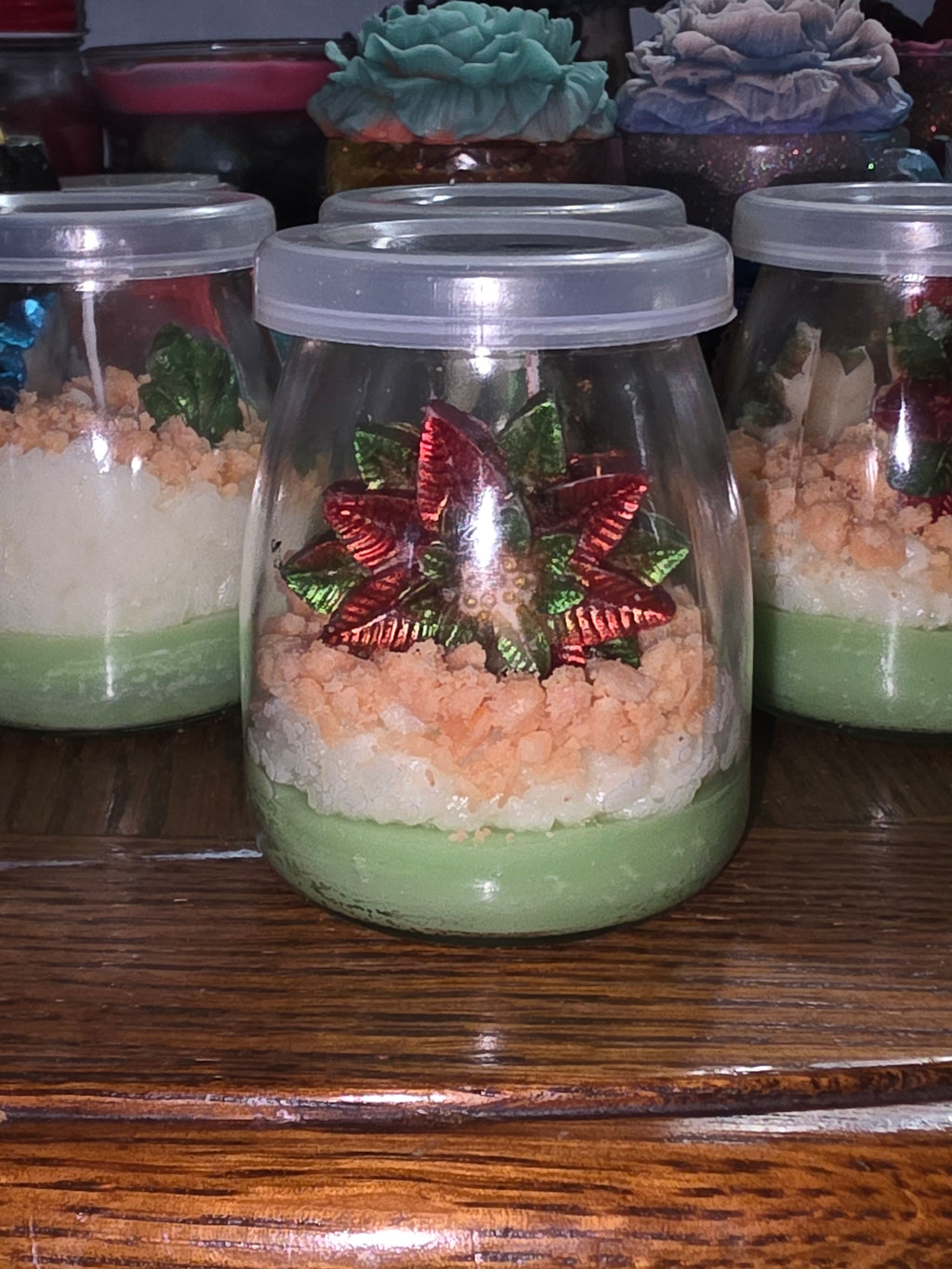 Autumn Sweater Decorated Candles