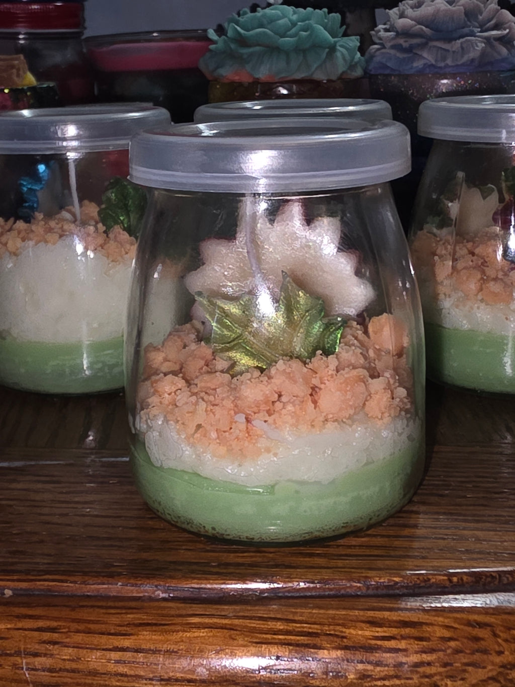 Autumn Sweater Decorated Candles