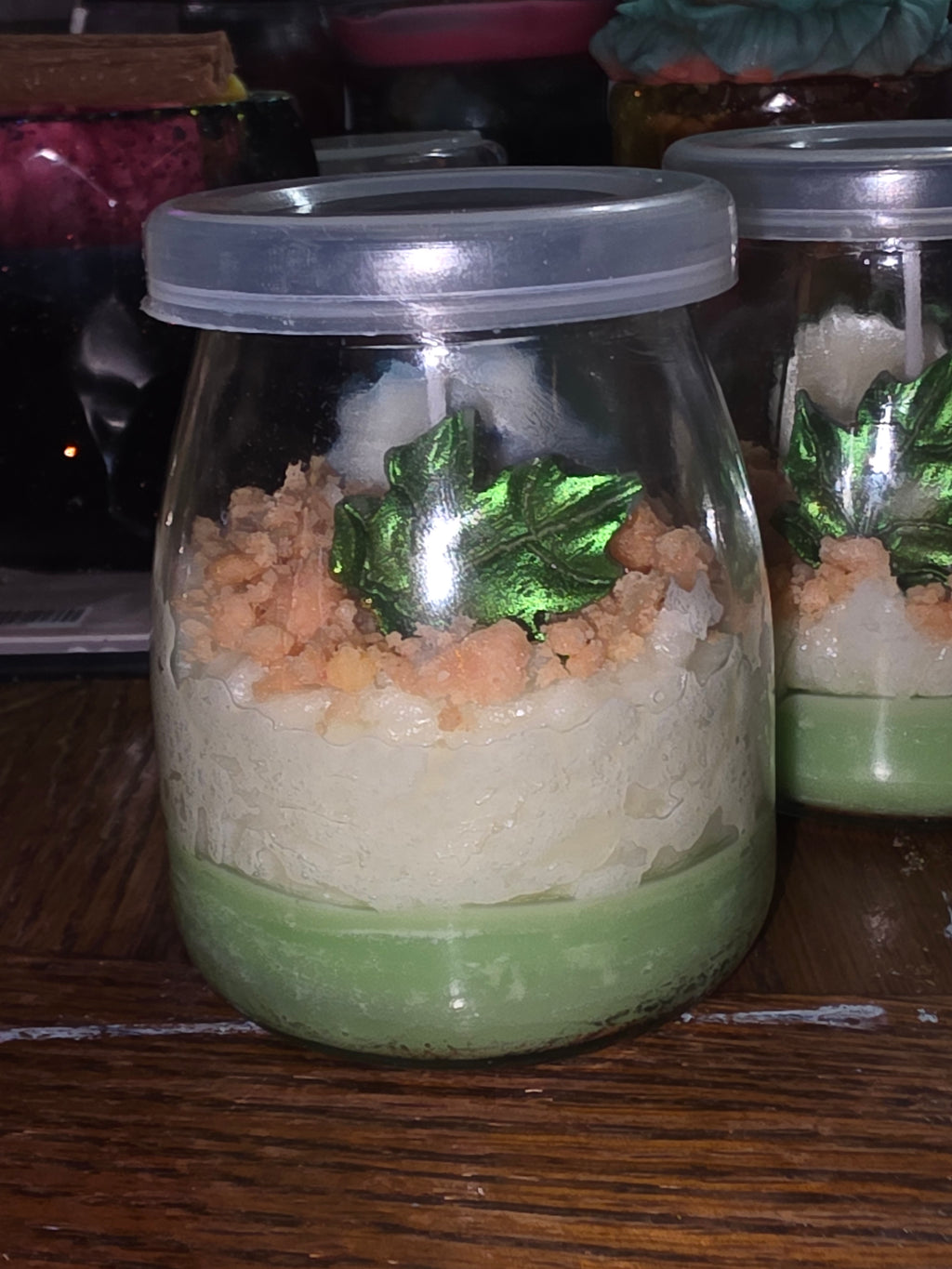 Autumn Sweater Decorated Candles