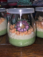 Autumn Sweater Decorated Candles