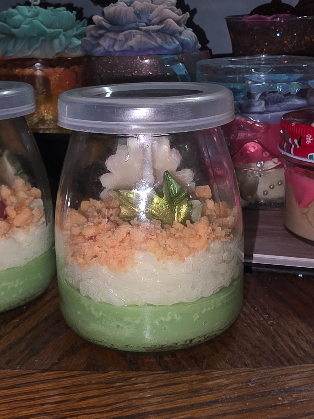 Autumn Sweater Decorated Candles