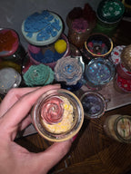 Reindeer Treats Decorated Candles