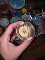 Reindeer Treats Decorated Candles