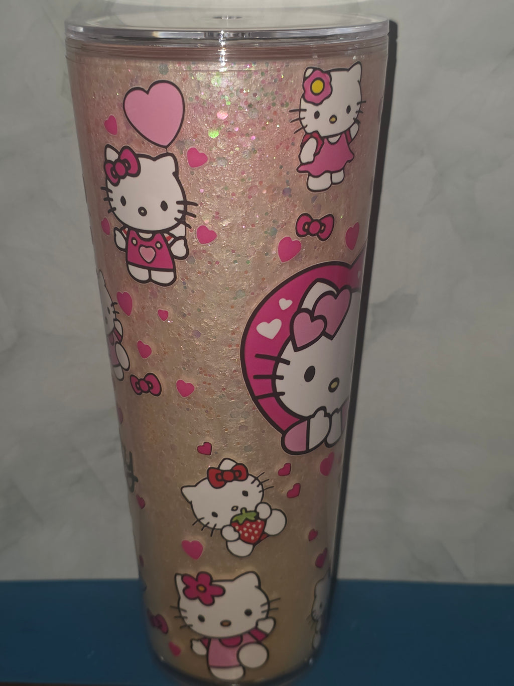 24oz Different Effects Snow Globe Tumbler