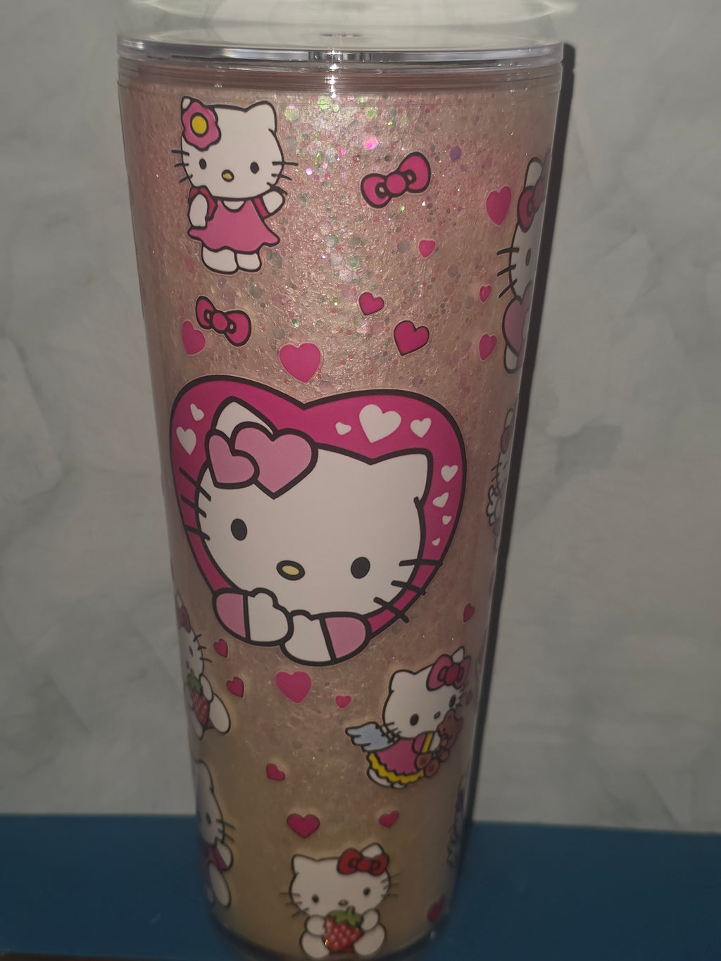 24oz Different Effects Snow Globe Tumbler