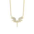 Celestial Guardian Angel Wing Necklace