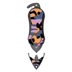 Personal Alarm Keychain Safety Emergency Tool (Camouflage Purple)