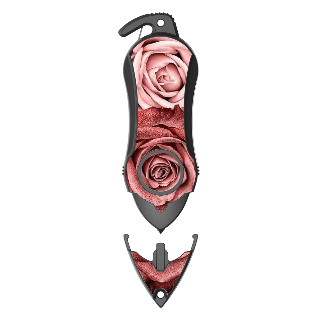 Personal Alarm Keychain Safety Emergency Tool  (Twin Rose)