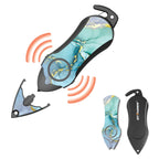 Personal Alarm keychain Safety Emergency Tool (Green Marble)