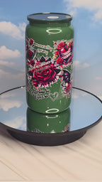 16oz Colored Glass Single Layer Tumblers