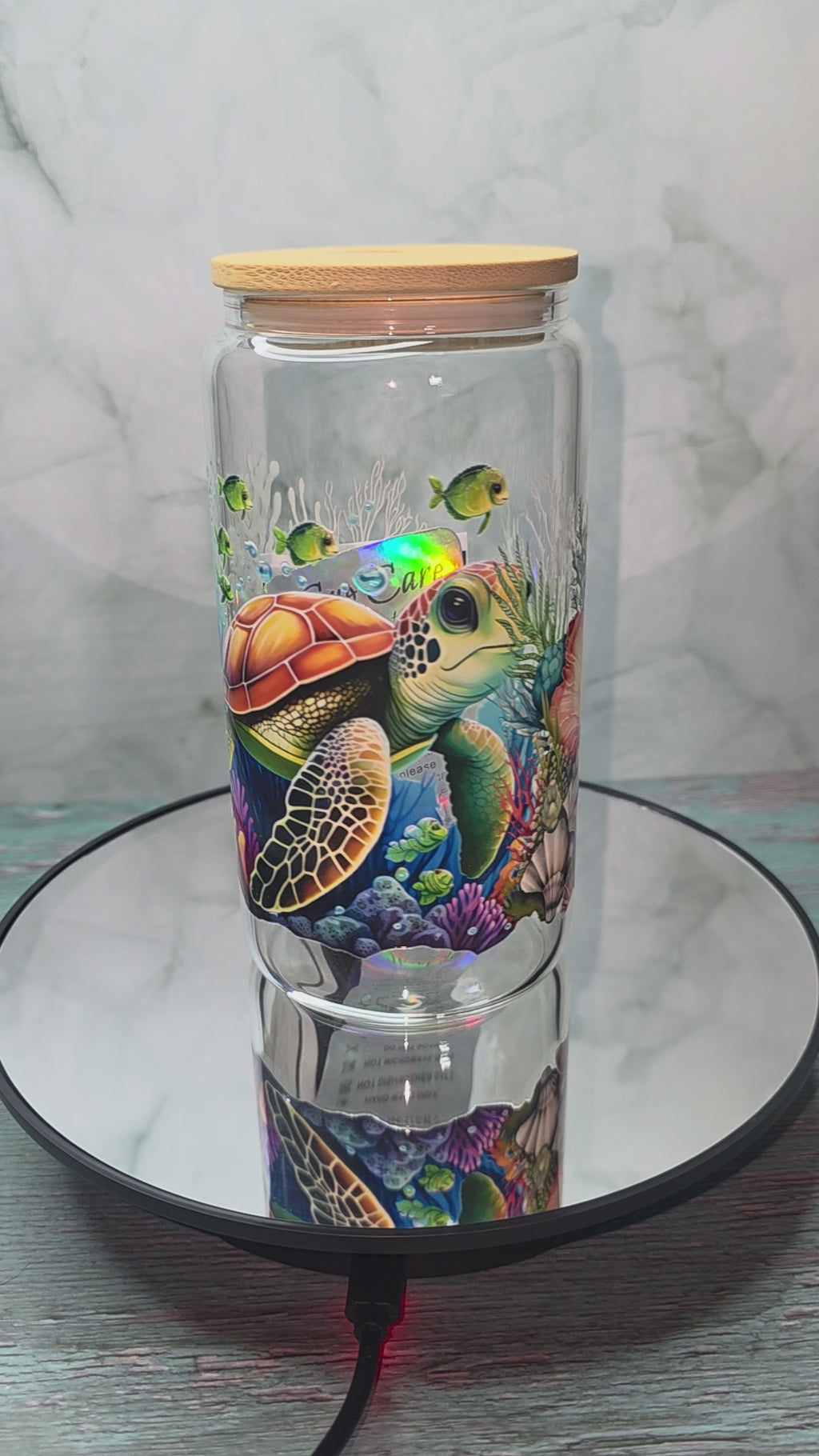 16oz Glass Single Layer Tumblers