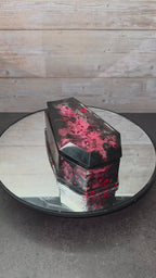 Resin Coffin and 3 Wick Candle