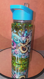 10 oz Plastic Snow Globe Tumbler for children