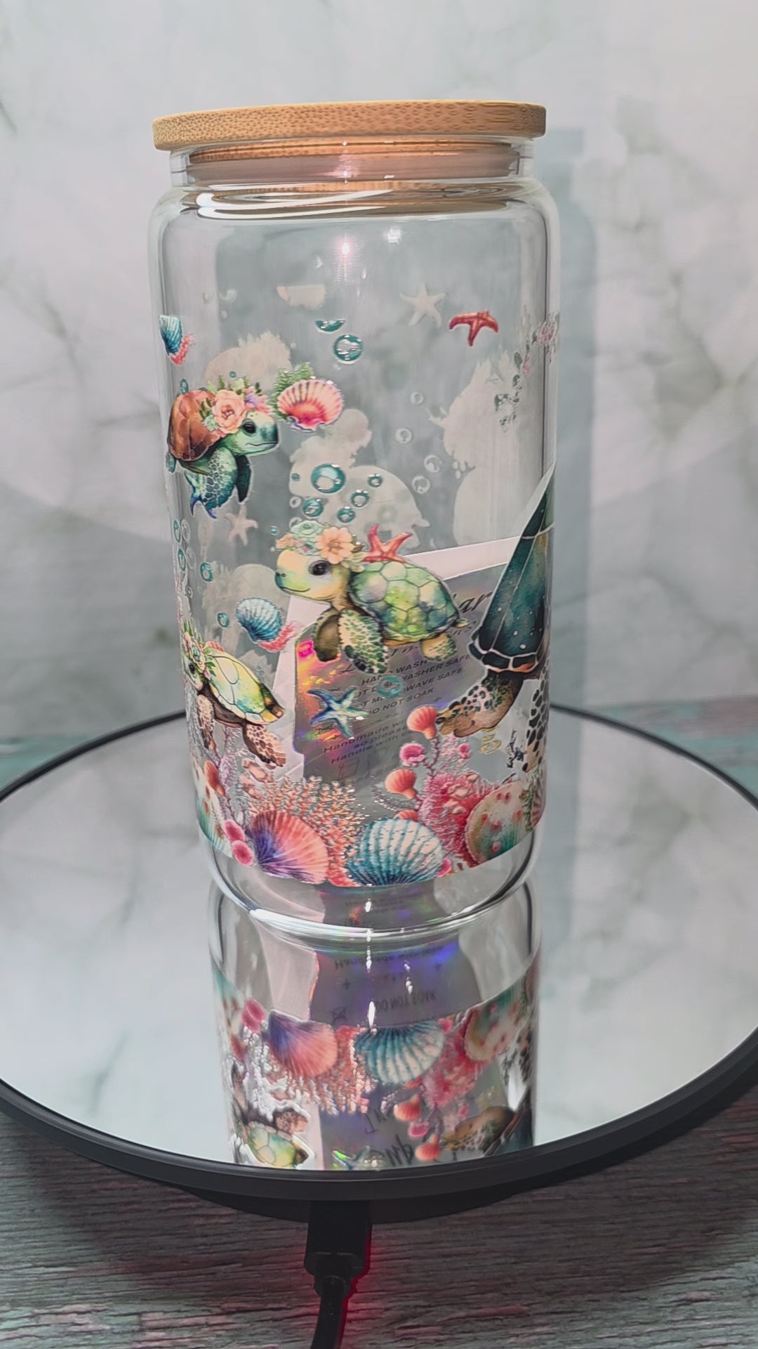 16oz Glass Single Layer Tumblers