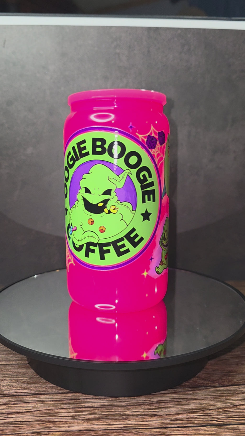 16oz Neon Colored Glass Tumblers