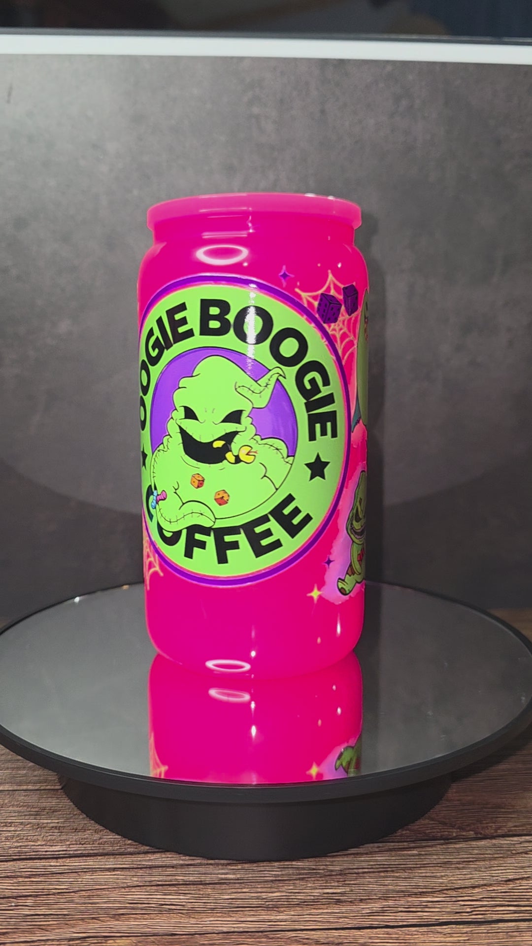 16oz Neon Colored Glass Tumblers