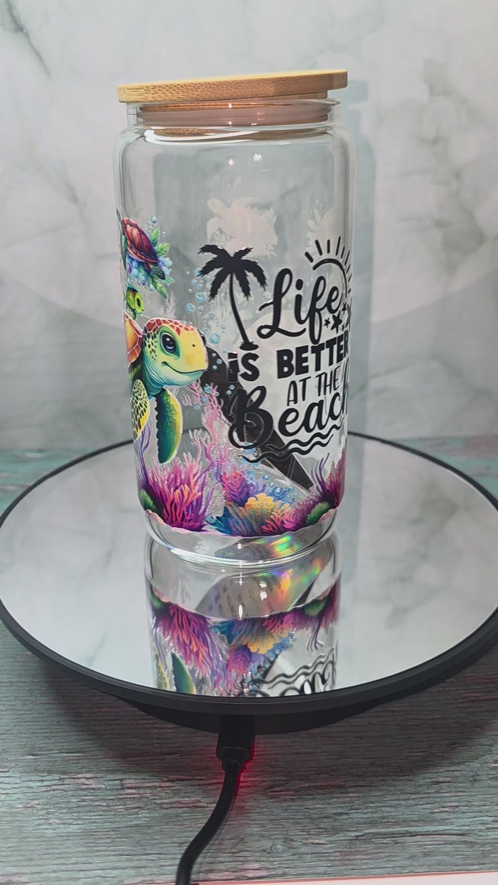 16oz Glass Single Layer Tumblers