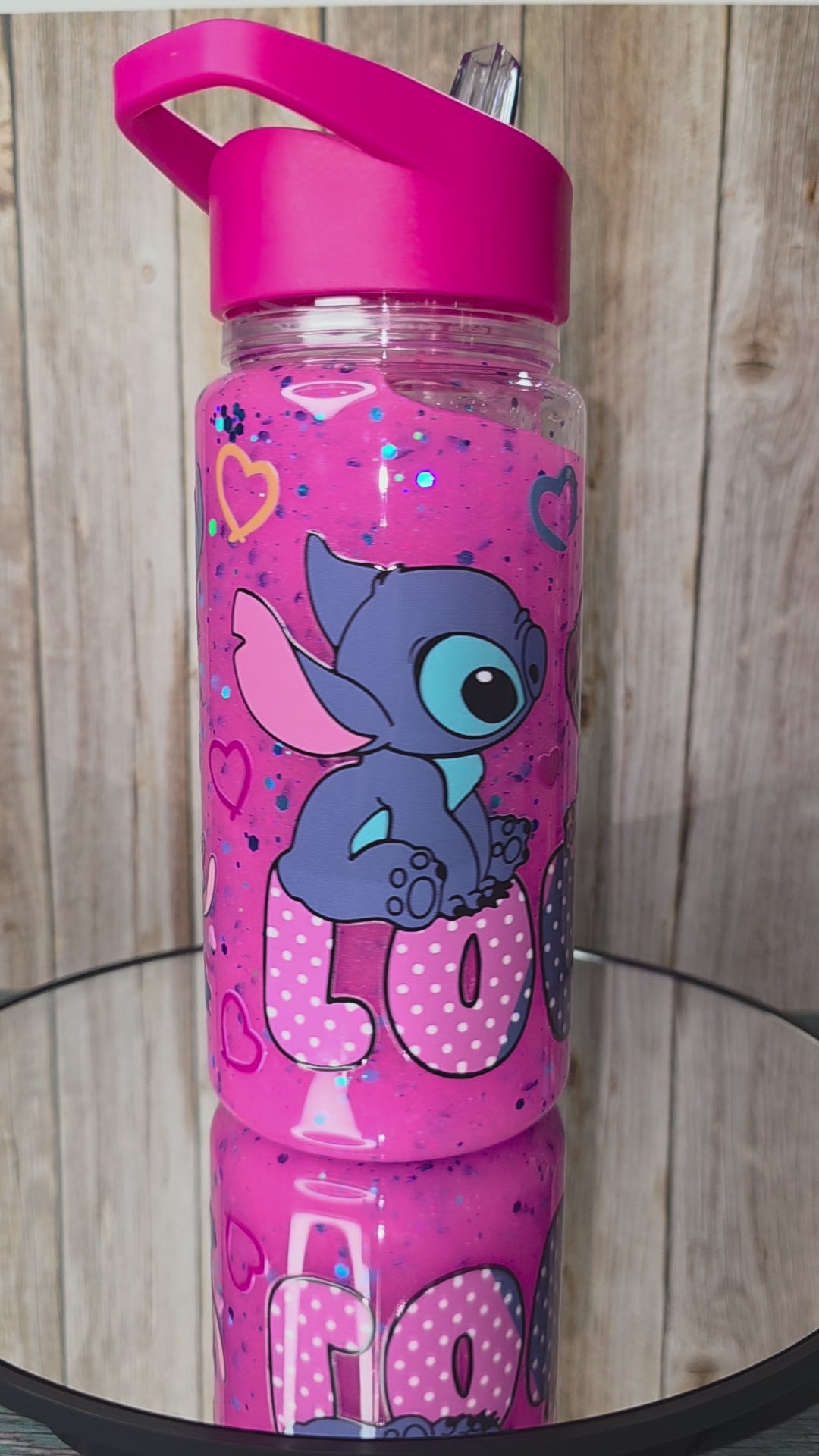 10 oz Plastic Snow Globe Tumbler for children
