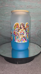 16oz Ombre Glass Tumbler