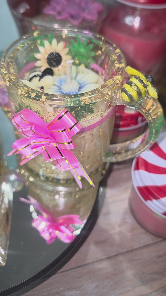 Resin vessel and Candle Duos