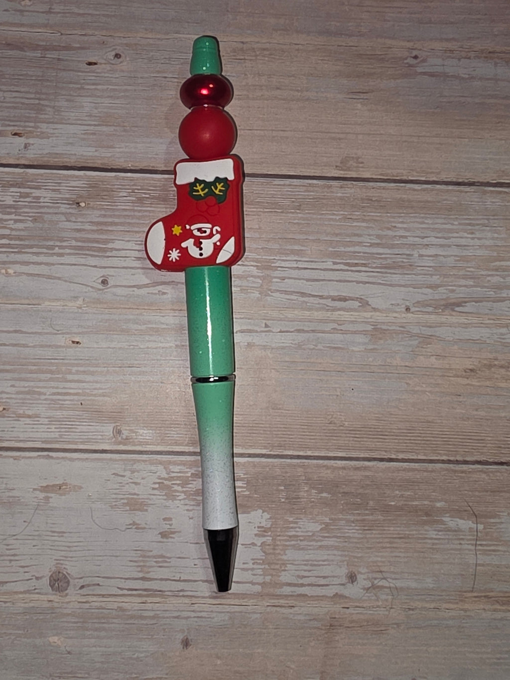 Christmas Theme Beadable Pens