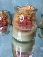 Cork Lid Decorated Christmas Candles