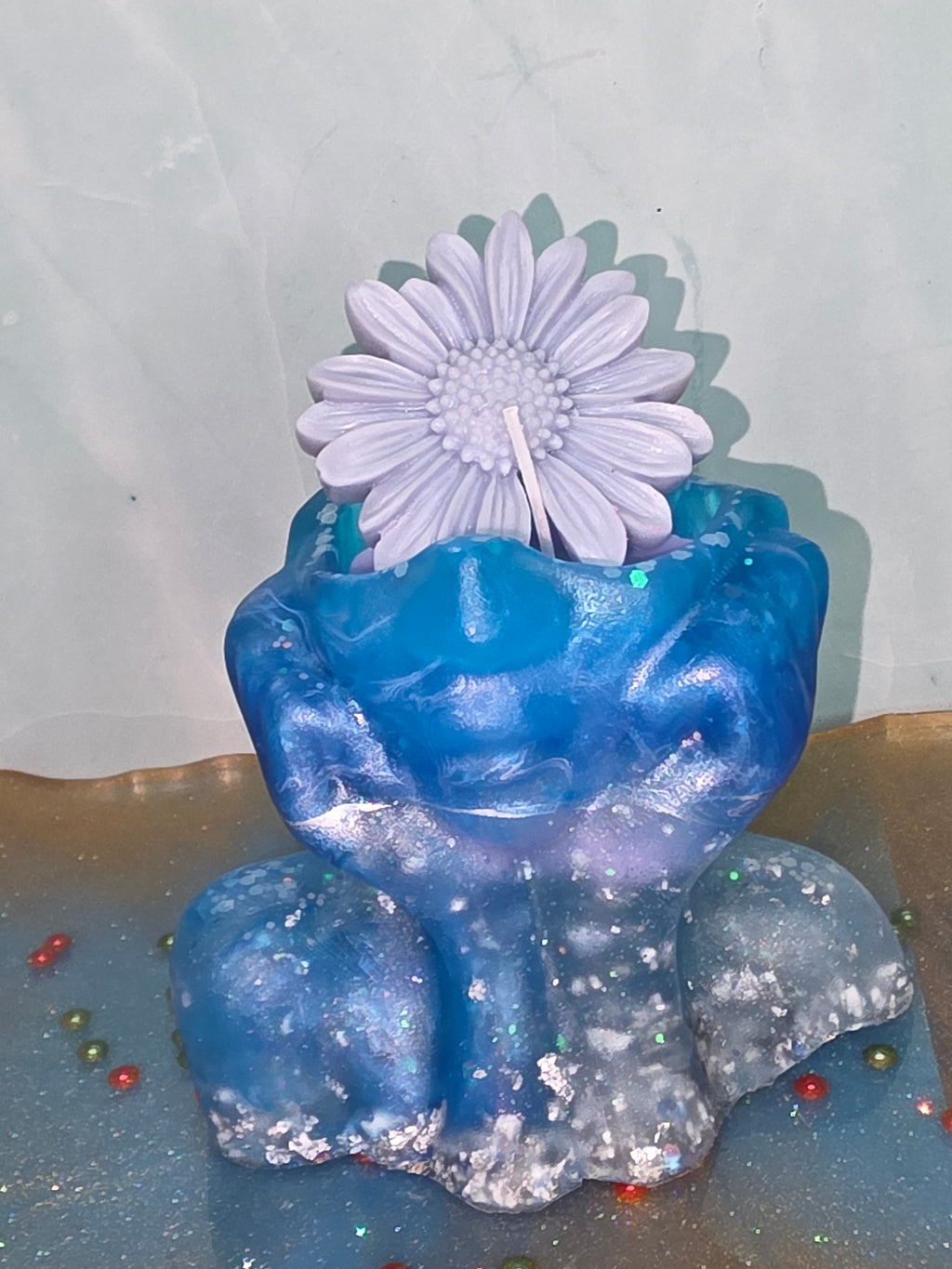 Resin Resring Girl Candle