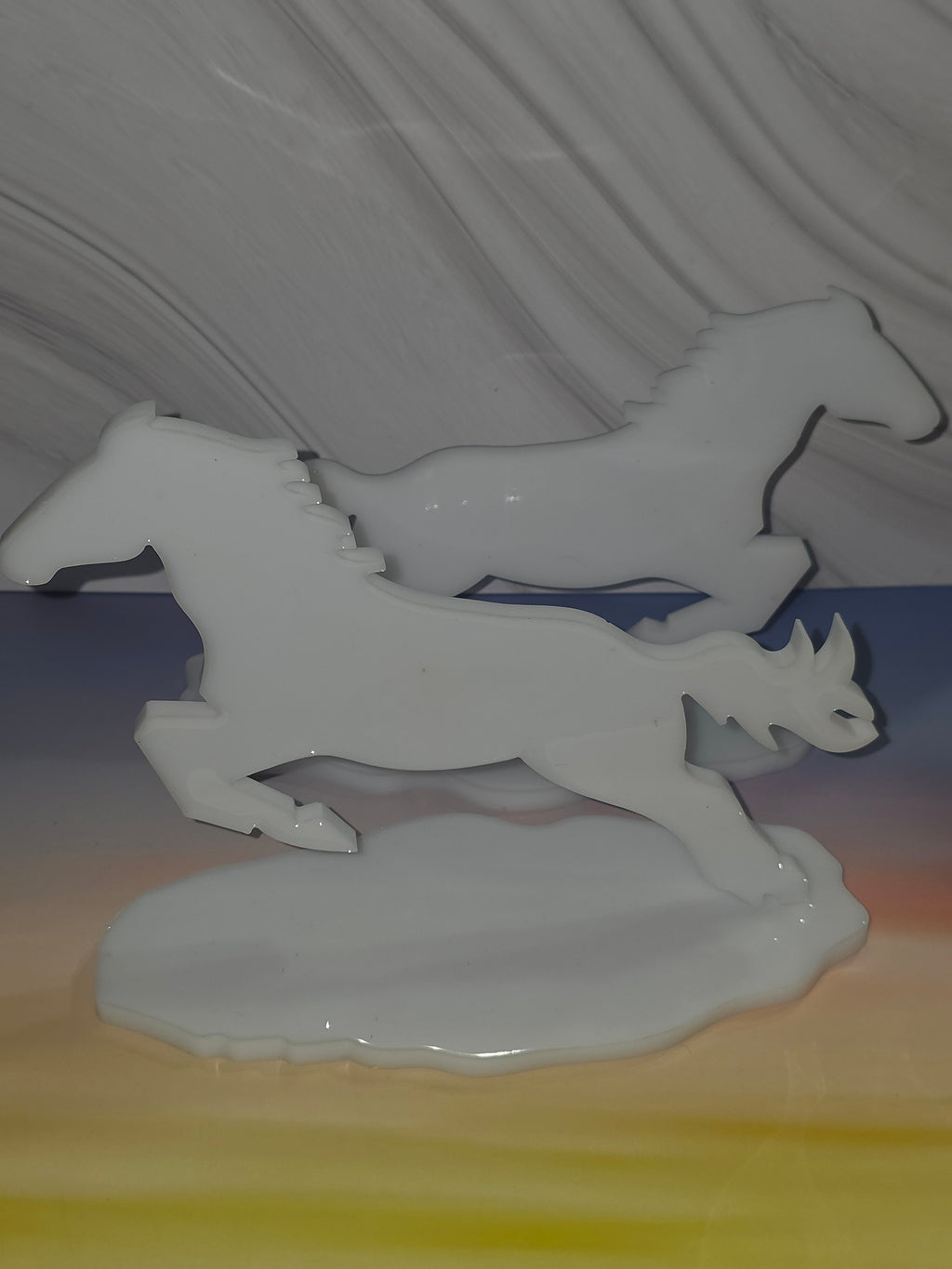 Jumping Horse resin display