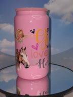 16oz Colored Glass Single Layer Tumblers
