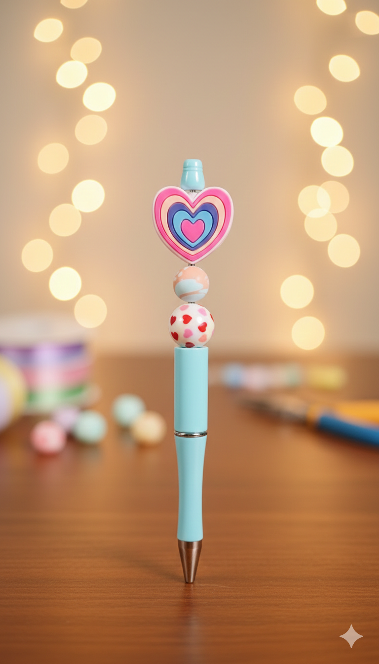 Valentine’s Day Beadable Pens