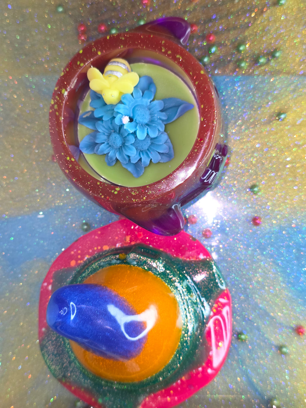 Resin Ghost Witch, Candle