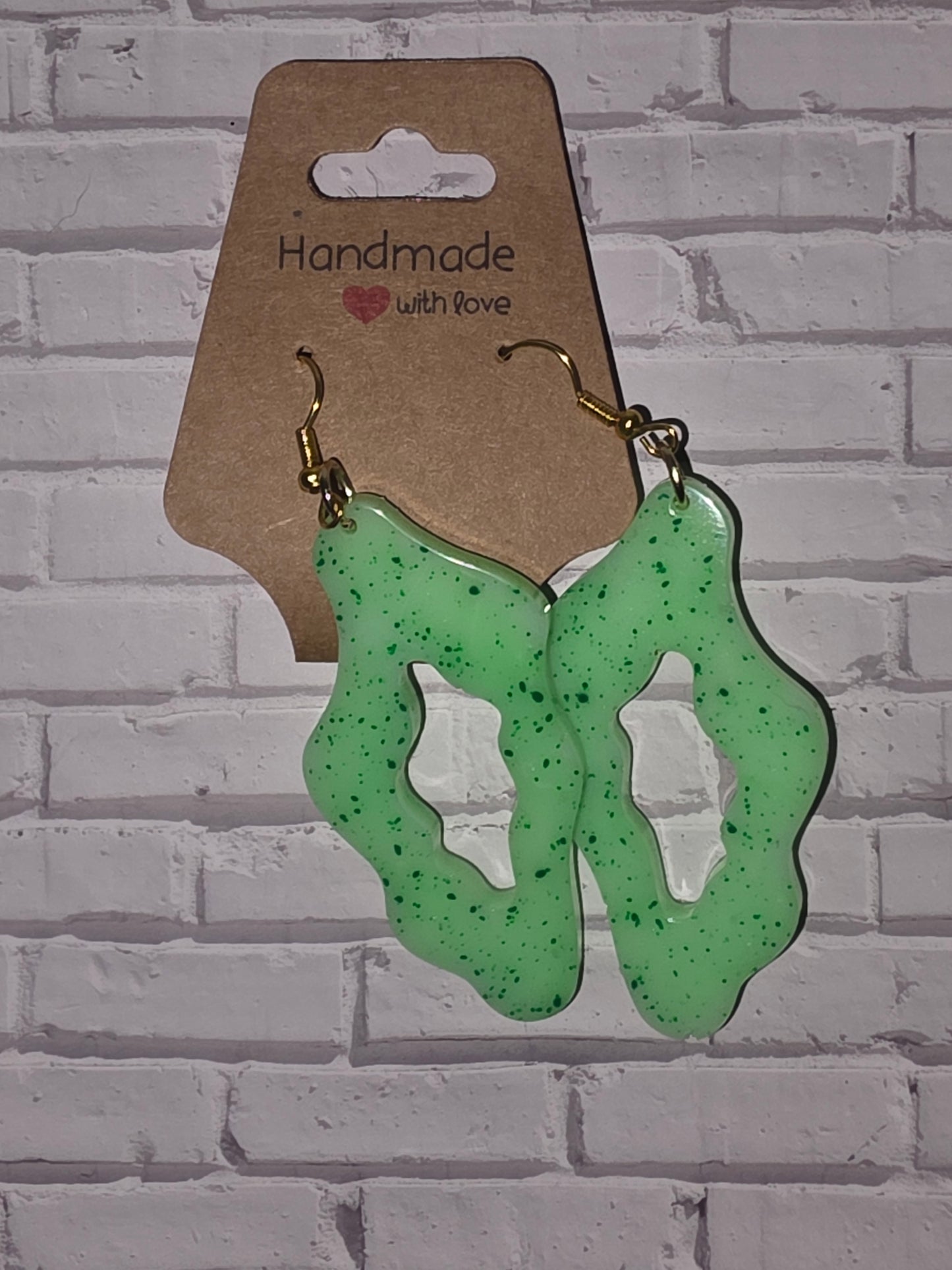 Resin Dangle Earrings