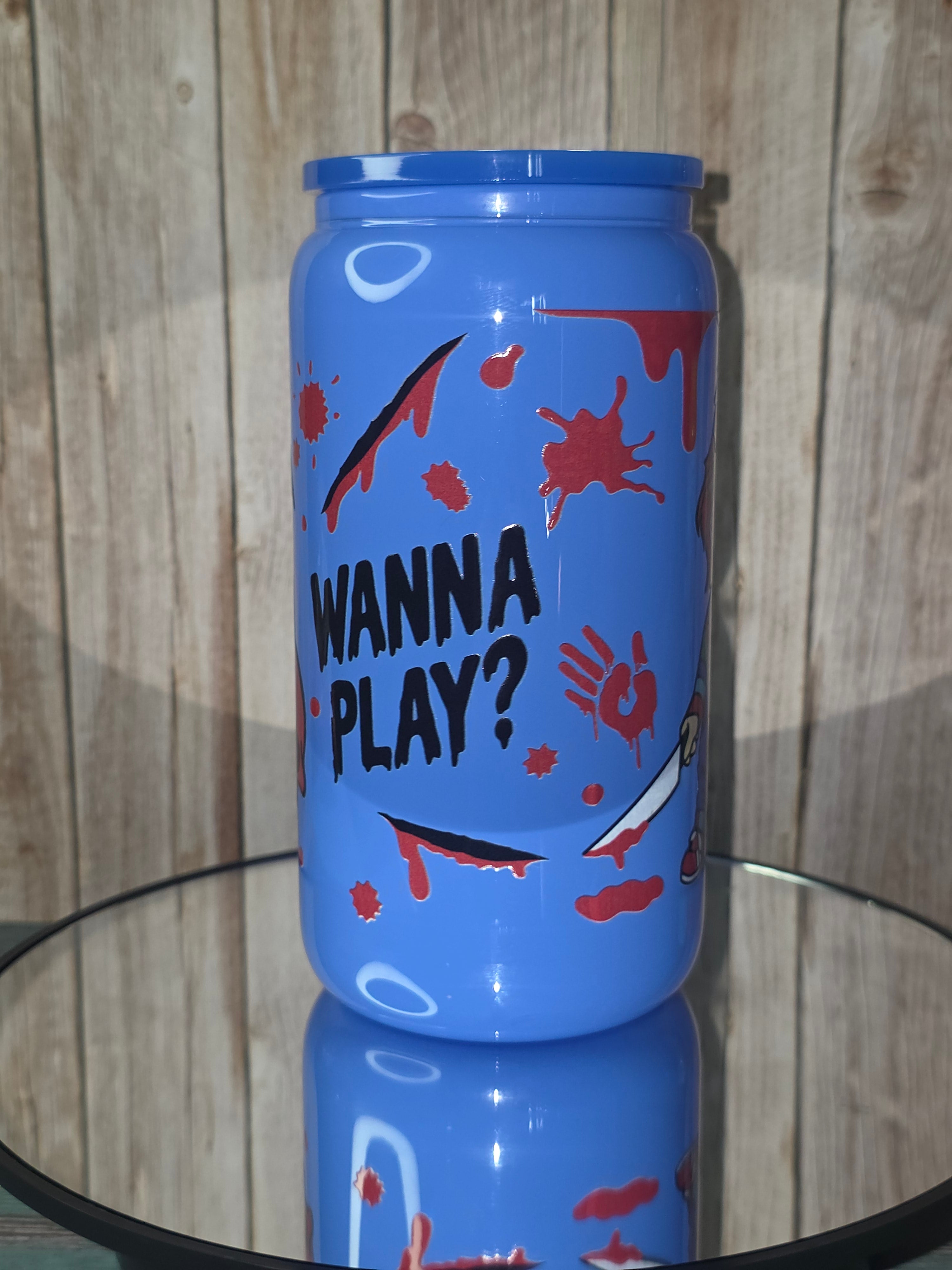 16oz Neon Colored Glass Tumblers