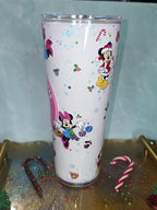 24oz Different Effects Snow Globe Tumbler