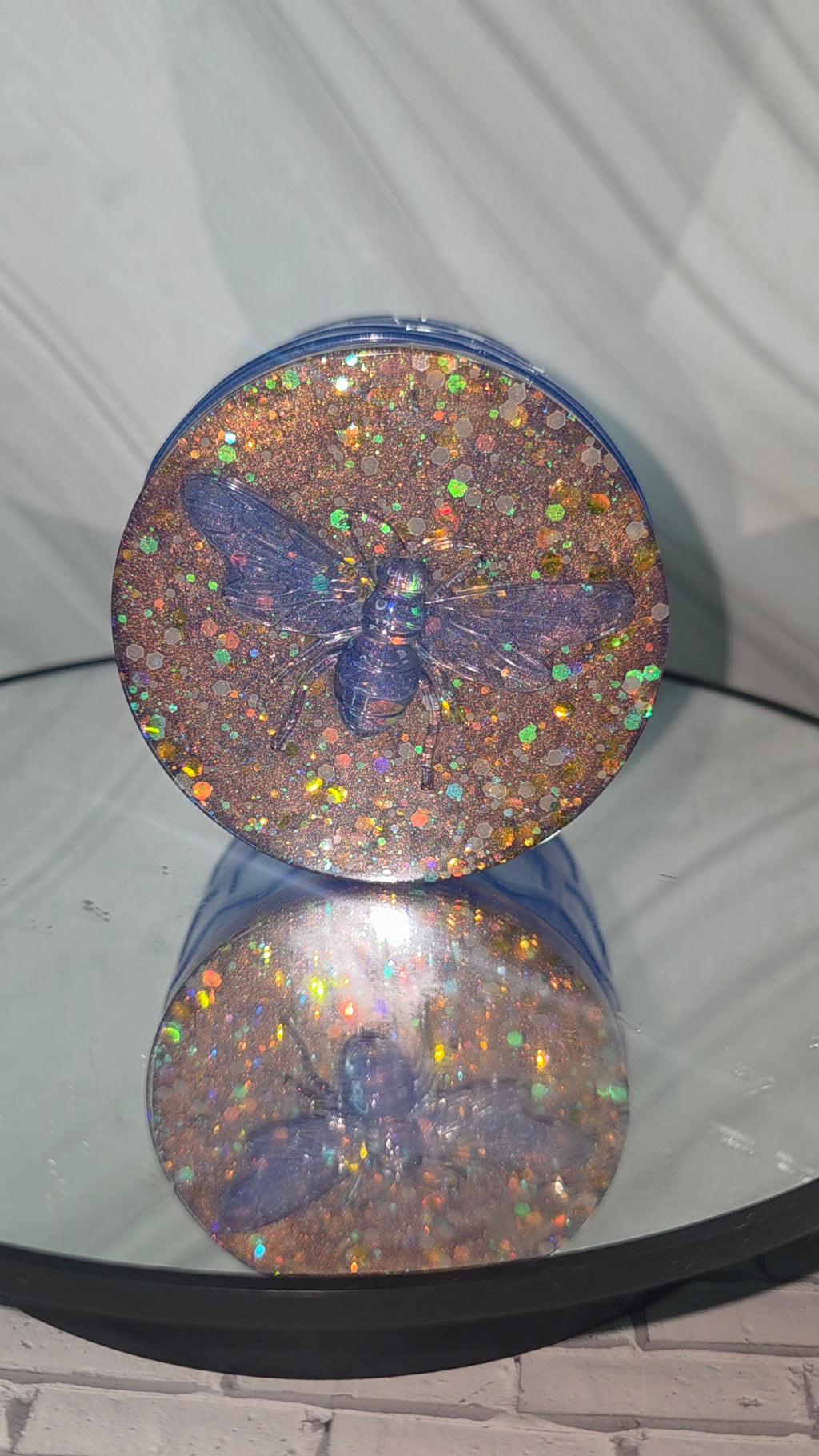 Honey comb and bee jar