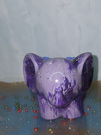 Resin Cosmic Elephant Candle