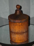 Resin Jar with decorated candle