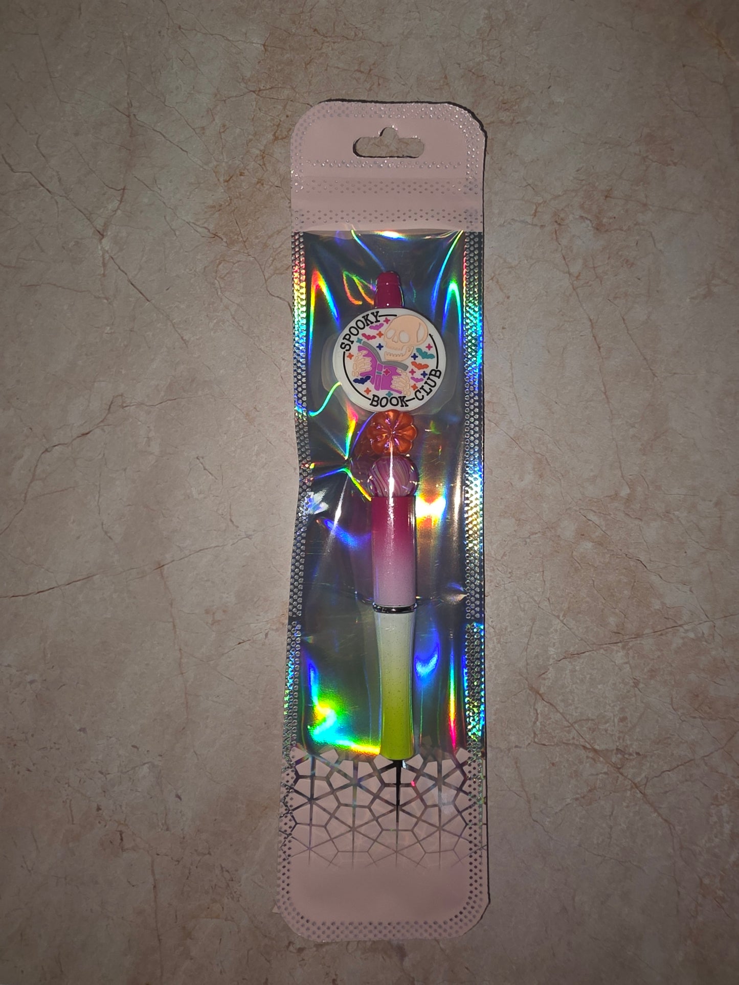 Halloween beadable pens