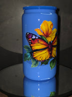 16oz Neon Colored Glass Tumblers
