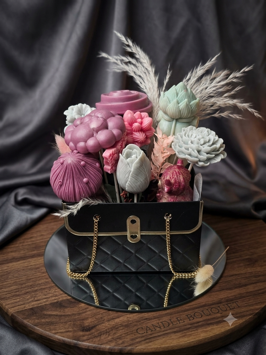 The "Everlasting" Floral Candle Purse Collection