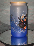 16oz Ombre Glass Tumbler
