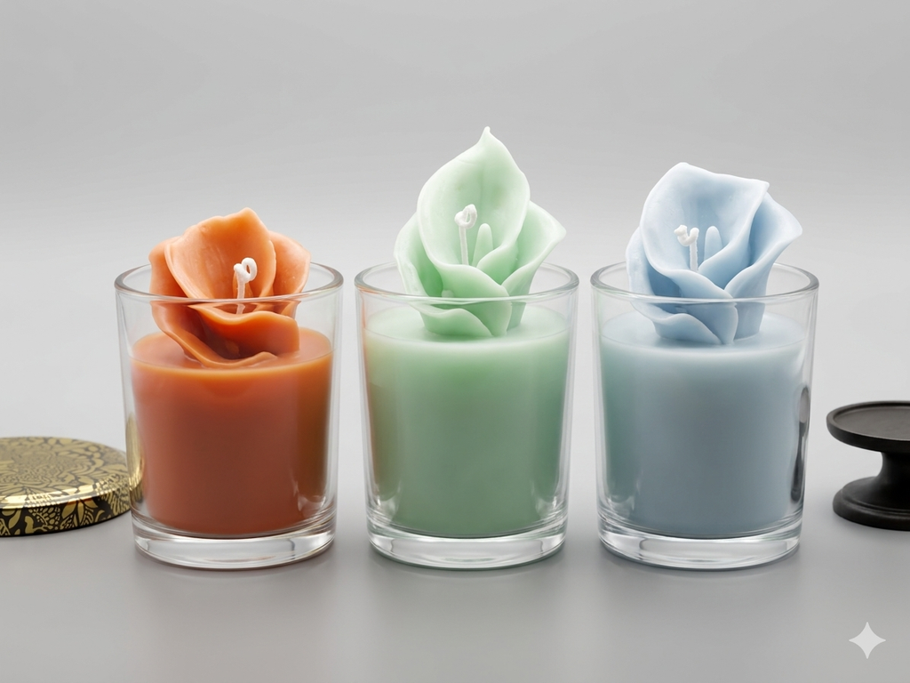 Calla Lily Botanical Candles