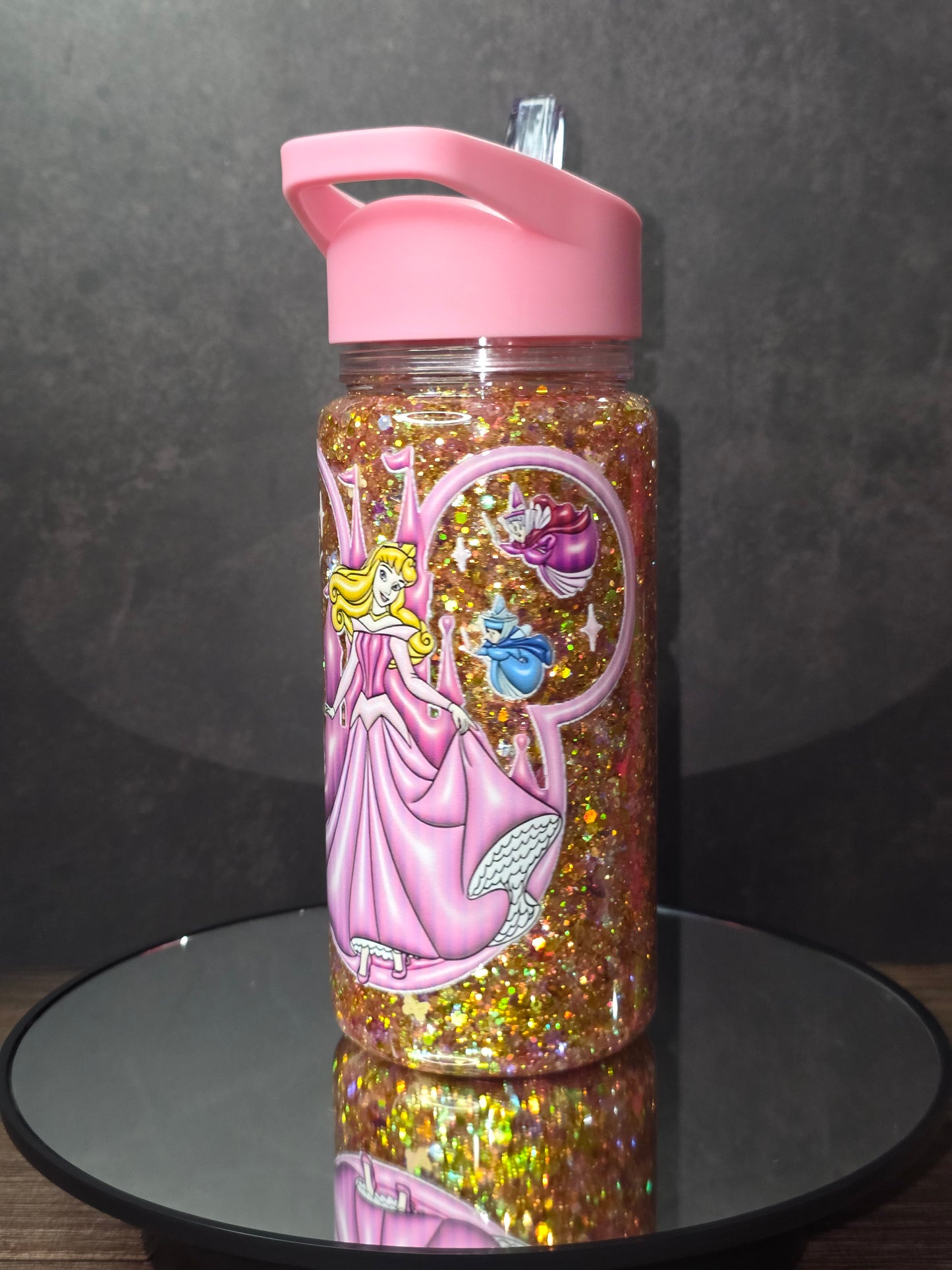 10 oz Plastic Snow Globe Tumbler for children