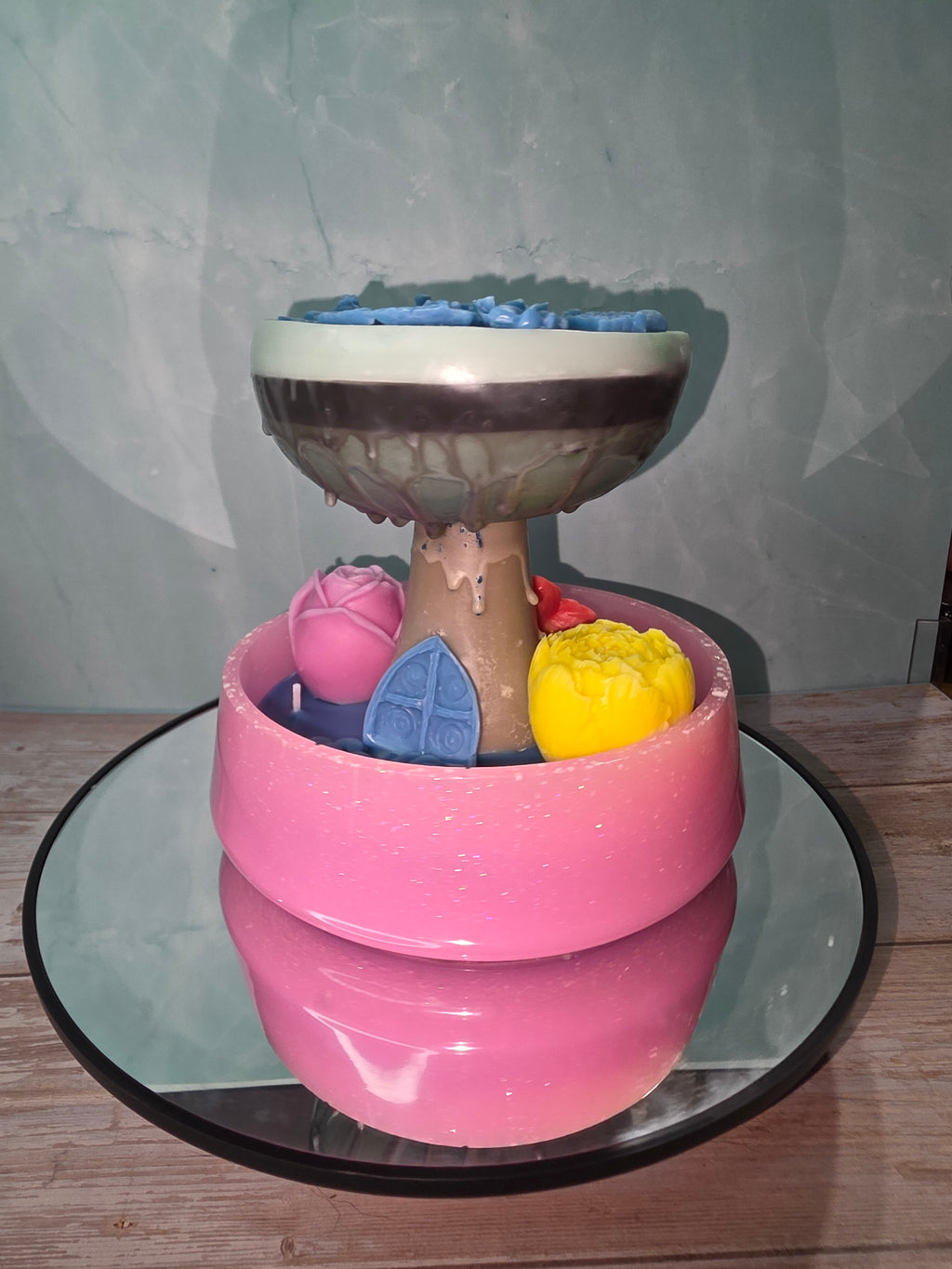 Resin Bowl / Mushroom House Candle