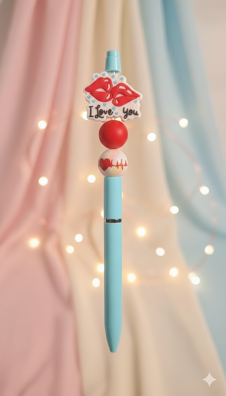 Valentine’s Day Beadable Pens