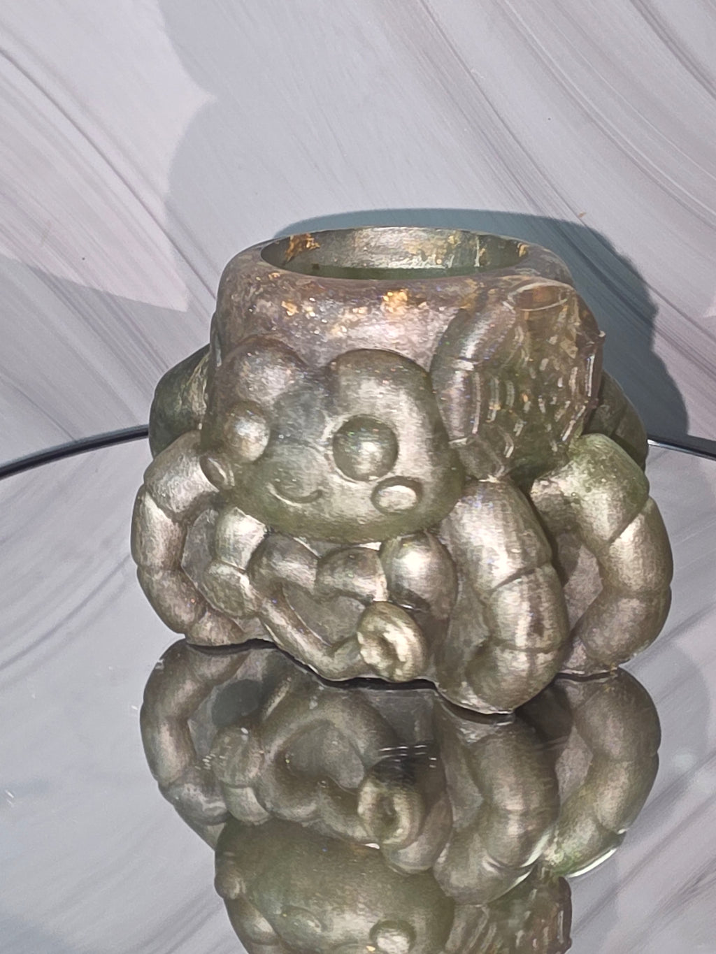 Halloween small Resin Candle or Flower pot