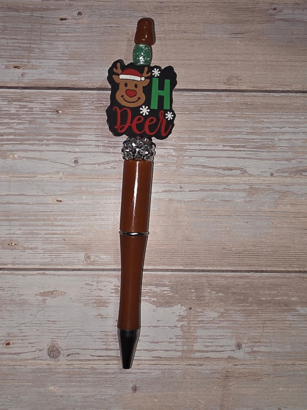 Christmas Theme Beadable Pens