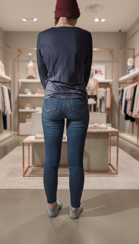 Judy Blue Full Size Embroidered High Rise Skinny Jeans Plus Size