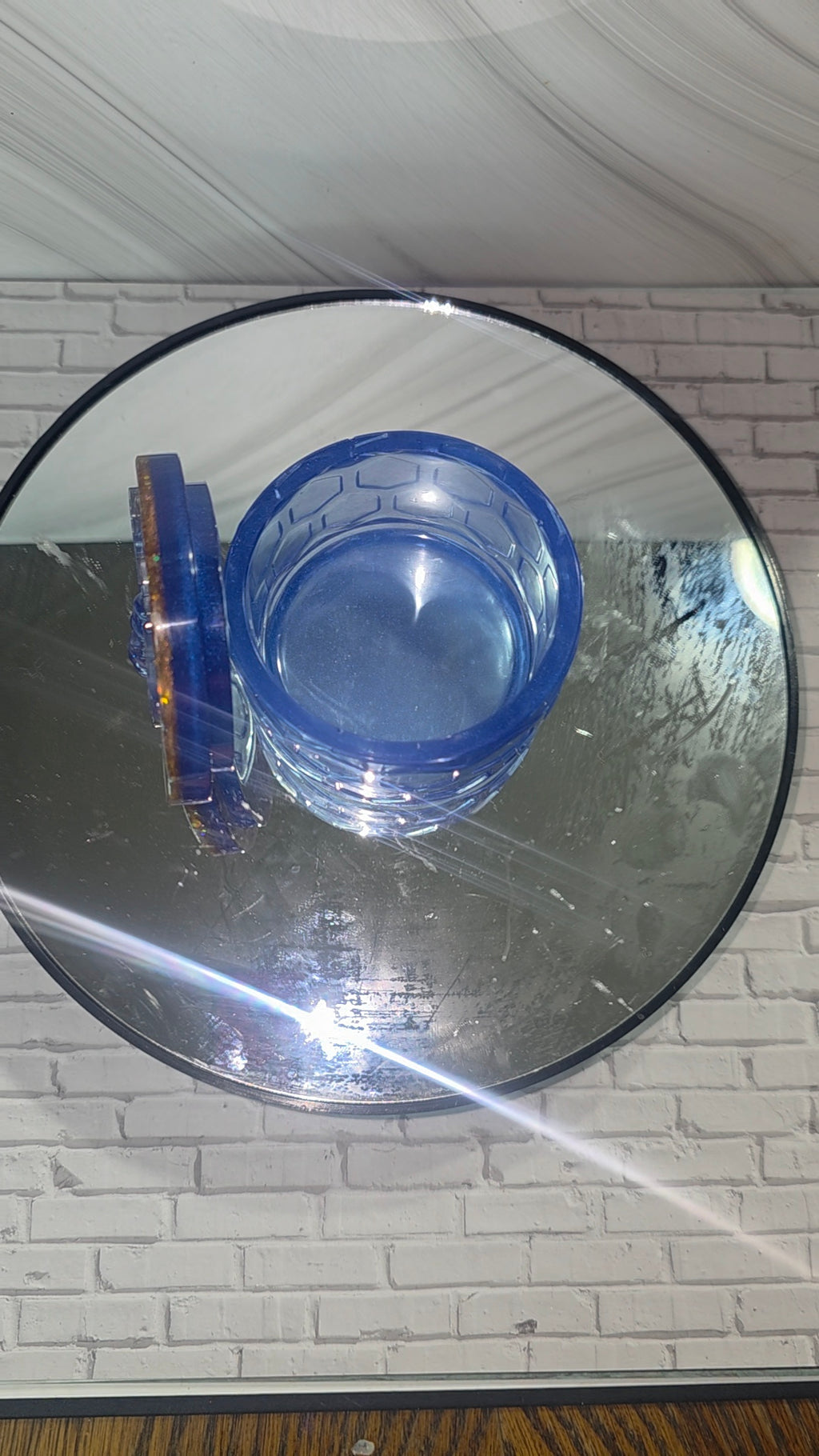 Honey comb and bee jar